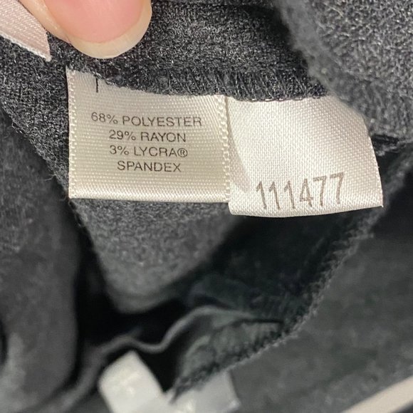 Ann Taylor Dress Pants‎ Grey Tailored Stretch Career Wear Sz 4 - Picture 11 of 13